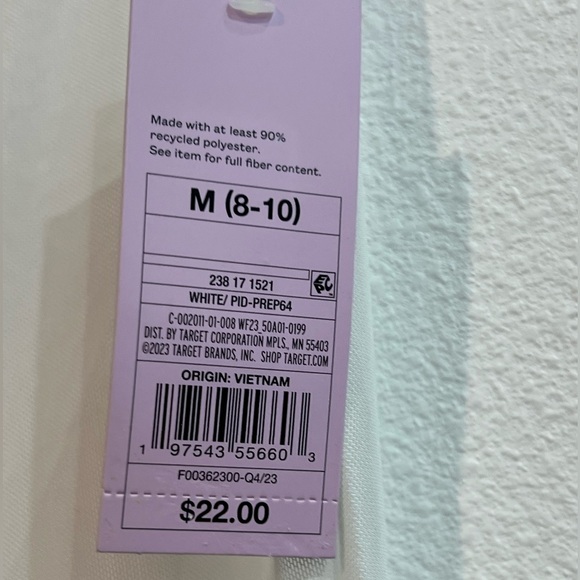 WILD FABLE White Mesh High-waist Swimsuit Cover-Up Pants- Size M - Picture 9 of 9